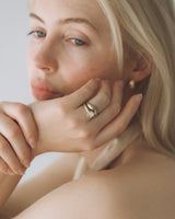 Dune Petite Ring - Plain - Yellow Gold