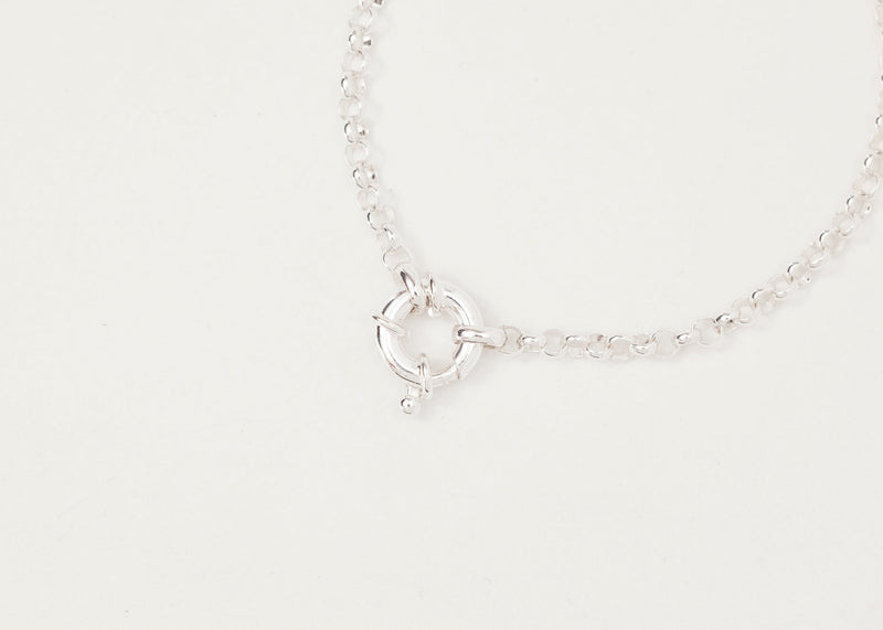 Bold Belcher Bracelet Silver (3.4mm) - Ready to Ship