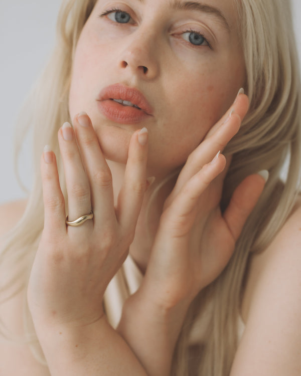 Dune Ring - Plain - Yellow Gold