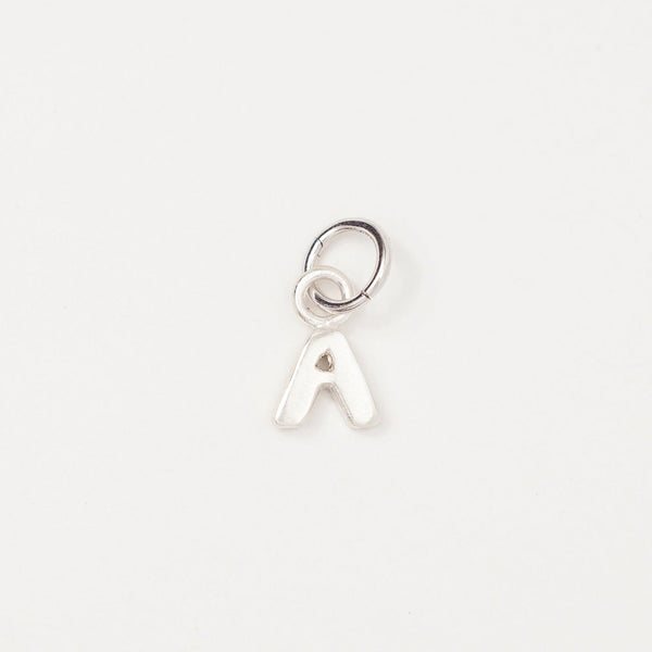 Letter Charm Silver - Ready to Ship