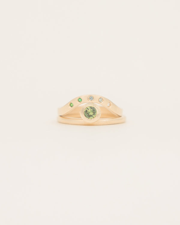 Olive Signature Stack - yellow gold