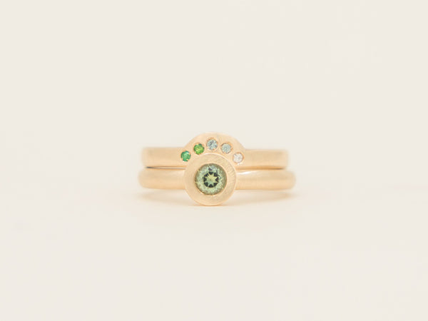 Olive Classic Stack - yellow gold