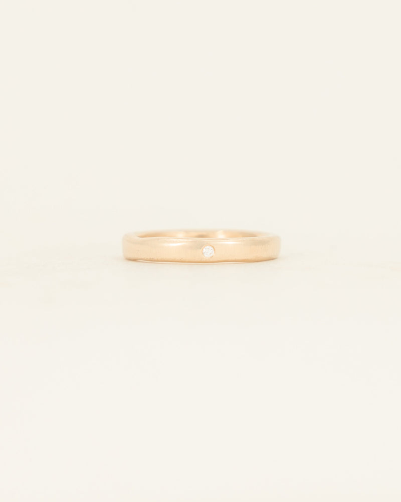 Fine Band - yellow gold - with stones