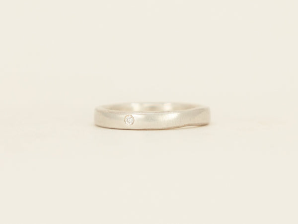 Fine Band - white gold - with stones