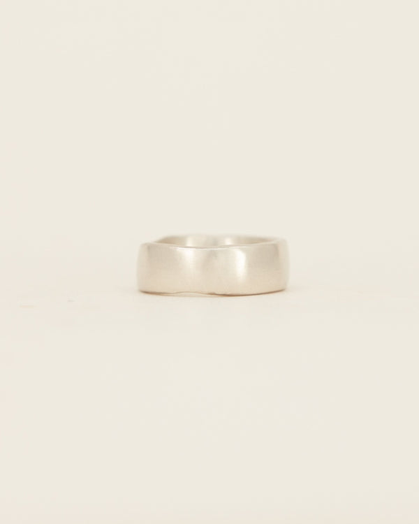 Wide Band - white gold