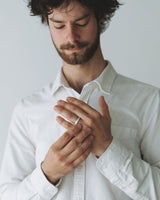 Medium Band - white gold