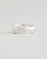 Wide Band - white gold