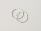 Classic hoops silver - ready to ship