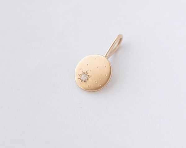 Starry night pendant gold - ready to ship