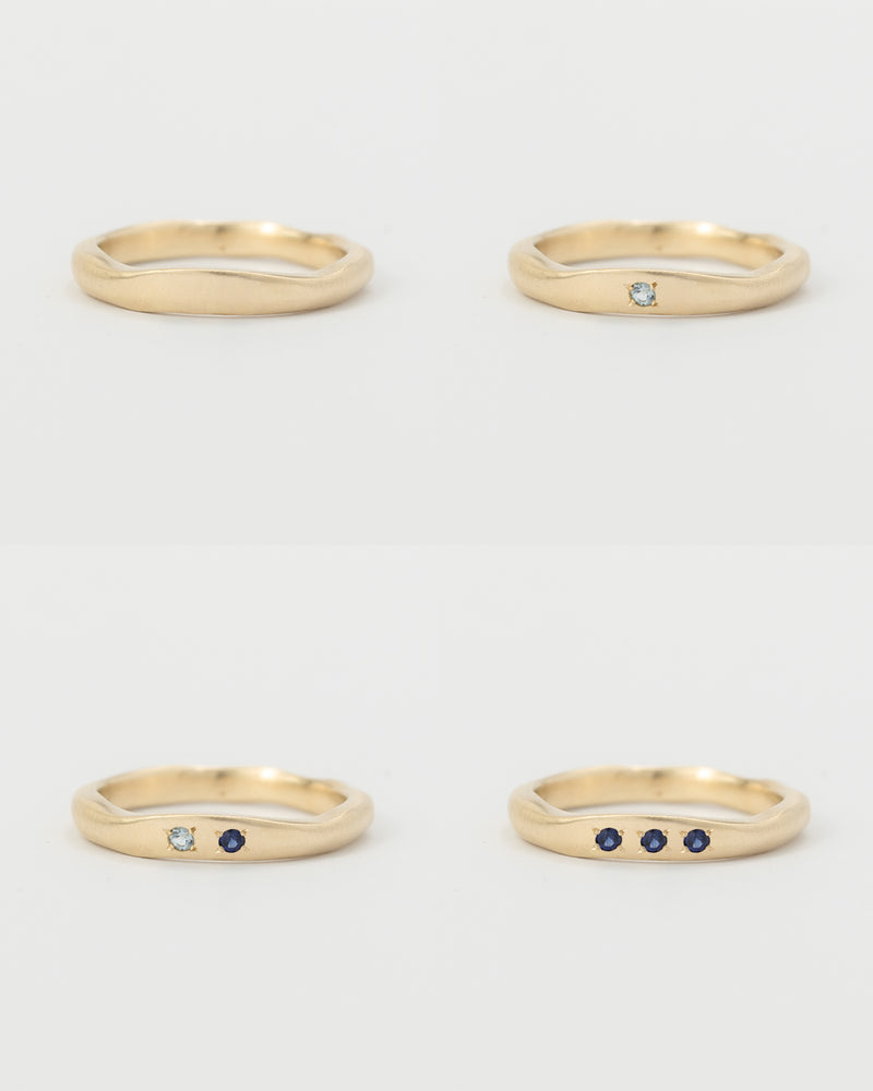 Fine birthstone ring gold
