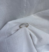 Half Round Ring Silver - ready to ship