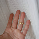 Medium Band 18k Yellow Gold size N - ready to ship