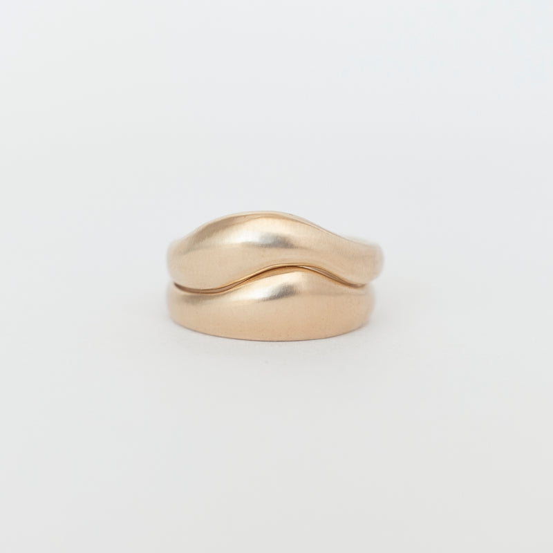 Aurore Plain Stack Yellow Gold