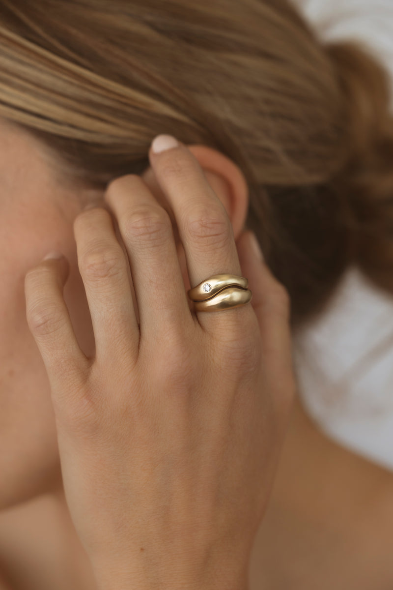 Aurore Une Stack Yellow Gold