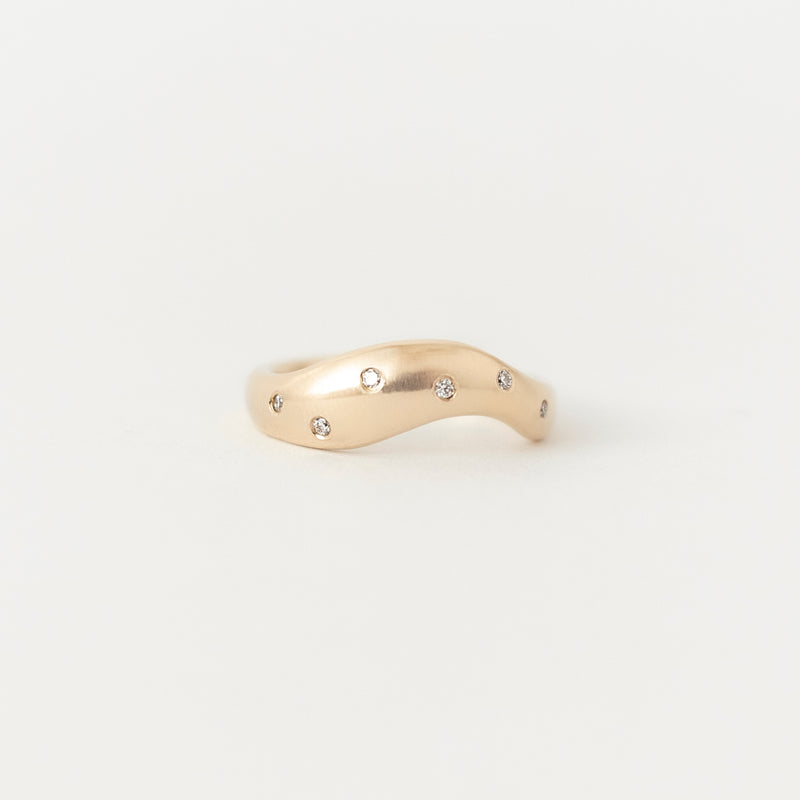 Aurore Wave Constellation Yellow Gold