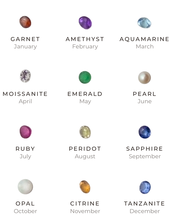 heart shaped swarovski Birthstone necklace - Rose Quarts (October) |  EnvyHer- Personalized Jewelry