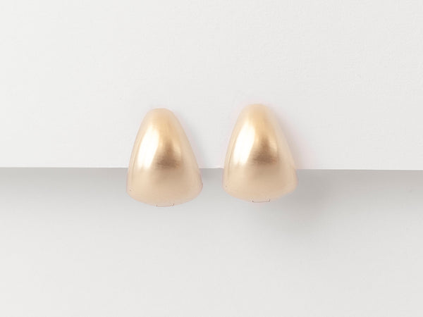 Crescent Huggies Yellow Gold