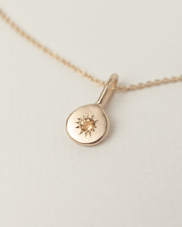 Birthstone necklace gold - ready to ship