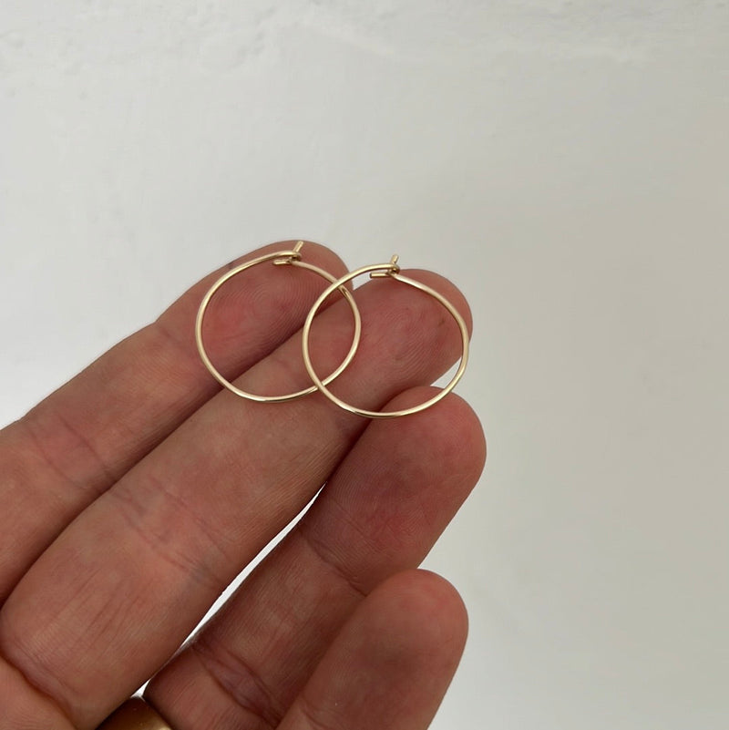 Mini hoops gold - ready to ship