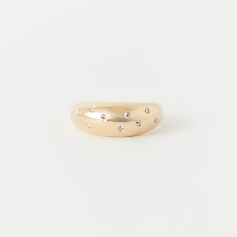 Lune Dome Constellation Yellow Gold