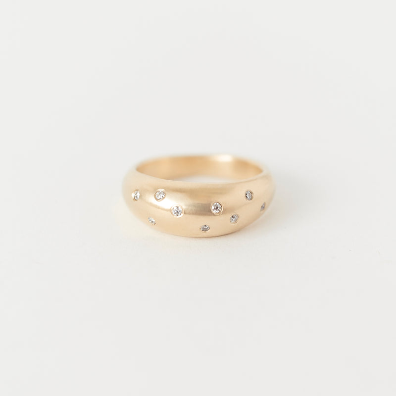 Lune Dome Constellation Yellow Gold