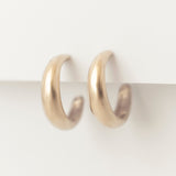 Lune Hoops Yellow Gold