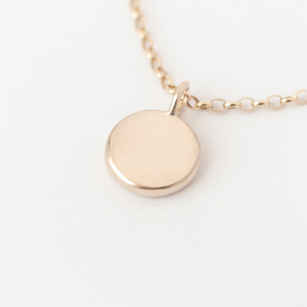 Lune Necklace Yellow Gold