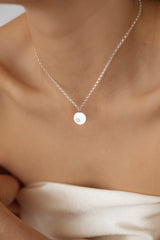 Lune Necklace Une White Gold