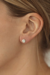 Lune Studs Silver