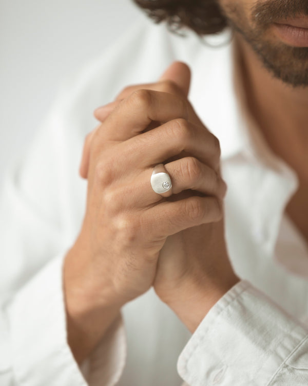 Nova Signet Une White Gold