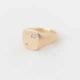 Nova Signet Mini Deux Yellow Gold