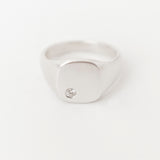 Nova Signet Mini Une White Gold