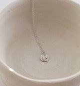 Personalised necklace silver - stackable