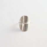 Inside out ring silver - ready to ship