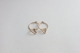 Mix + Match - one mini loveheart wire charm or hoop gold