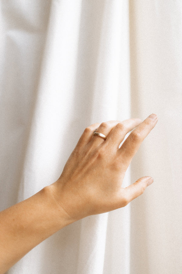 Molten ring gold - ready to ship