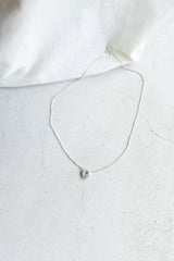 Silver bead necklace