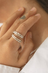 Secret ring silver