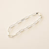 Paperclip bracelet silver (19cm)