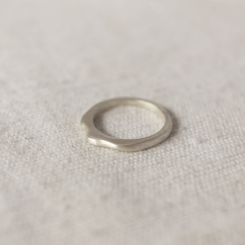 Secret birthstone ring silver