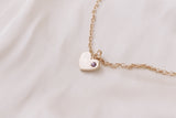 Loveheart necklace gold