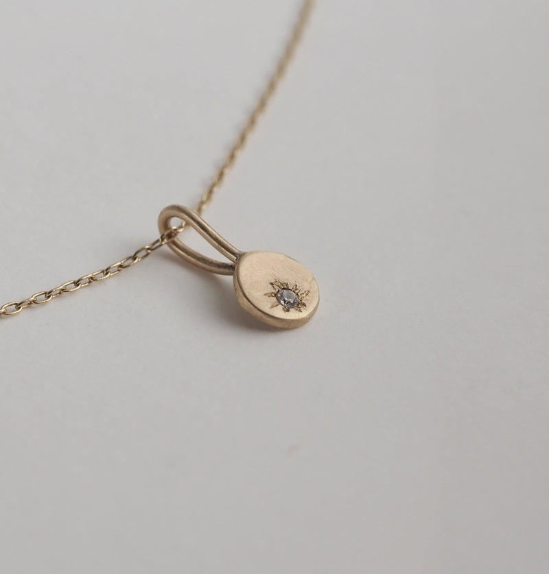 Lone star necklace gold