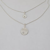 Star sign necklace silver - single