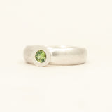 Olive Chunky Stack - white gold