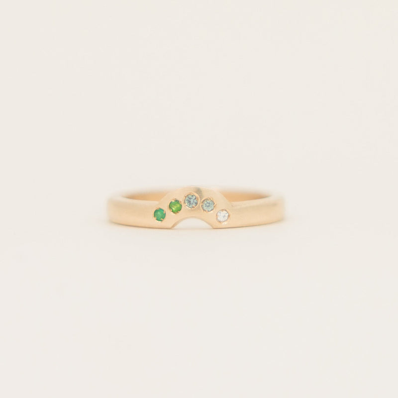 Olive Classic Stack - yellow gold