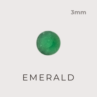 Emerald stone 3mm