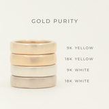 Olive Signature Stack - yellow gold