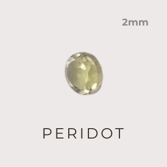 Peridot stone 2mm