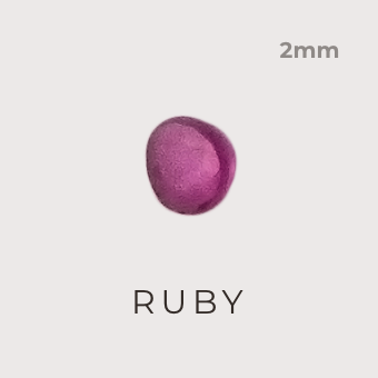 Ruby stone 2mm