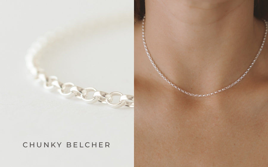 Chunky Belcher Chain - Silver